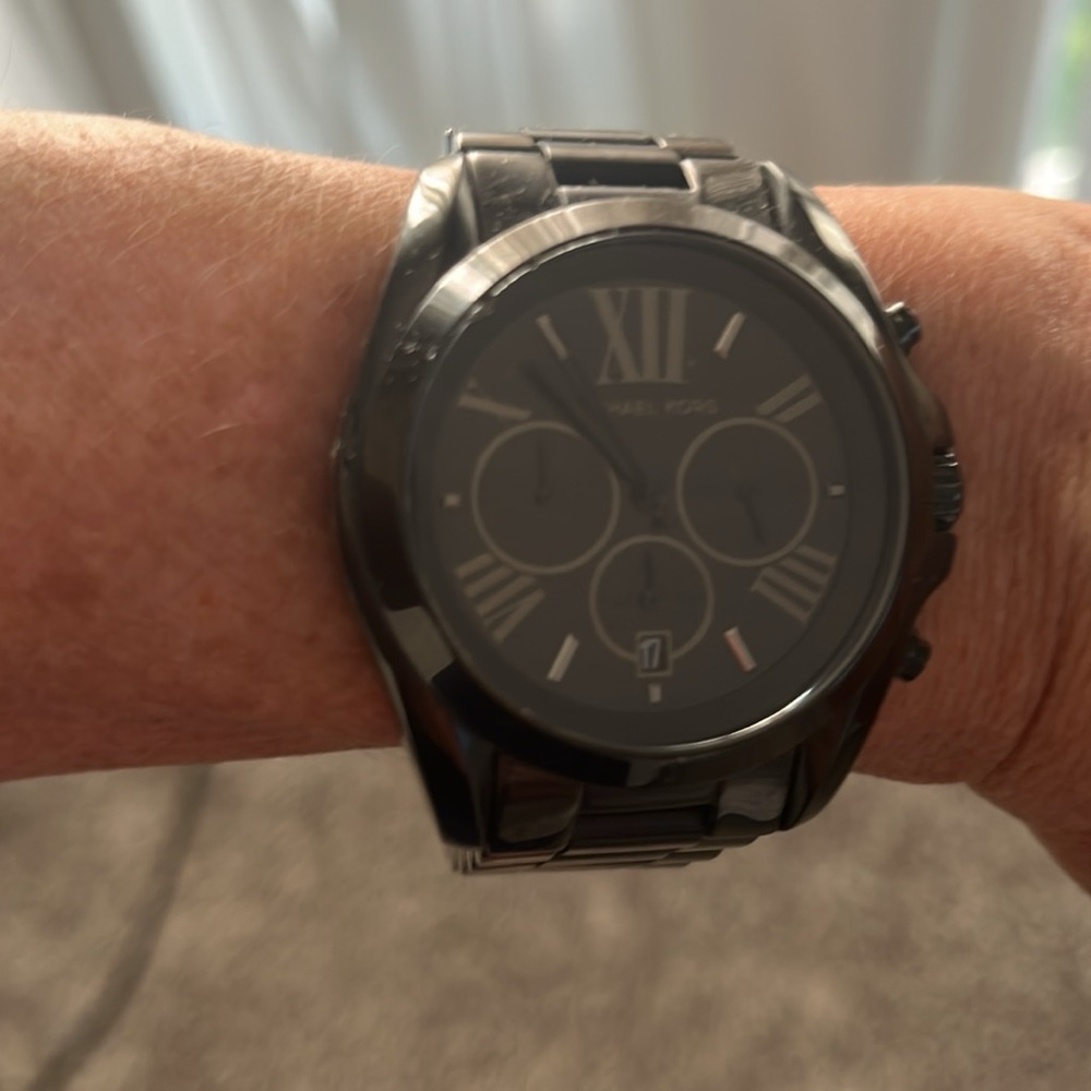 Michael Kors Black Women's Watch (EUC)